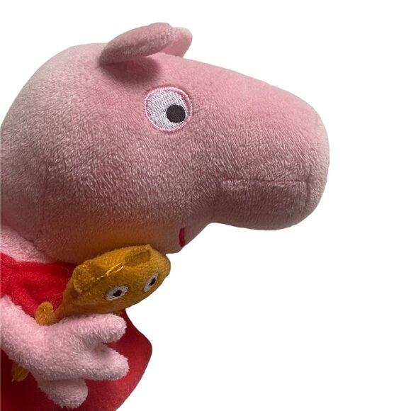 TY Peppa Pig 9 IN. Stuffed Character-Multicolot-GUC - Picture 5 of 6